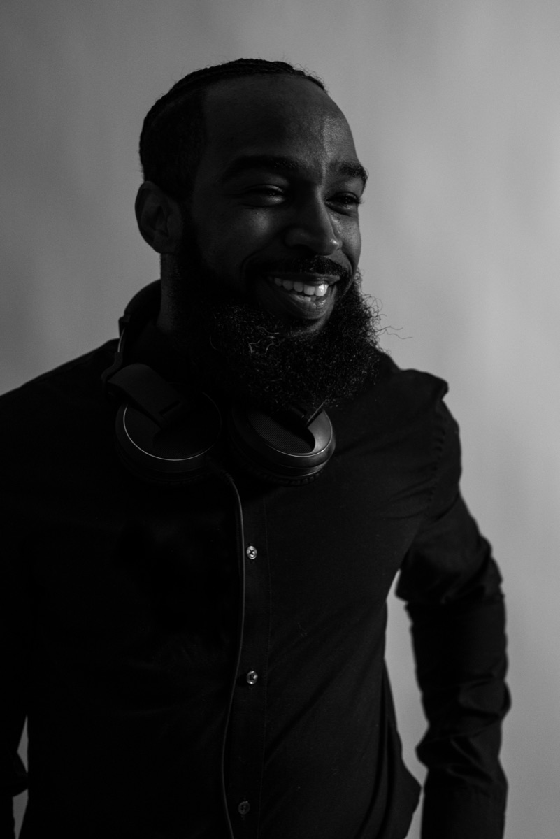 Portrait of DJ King Brian
